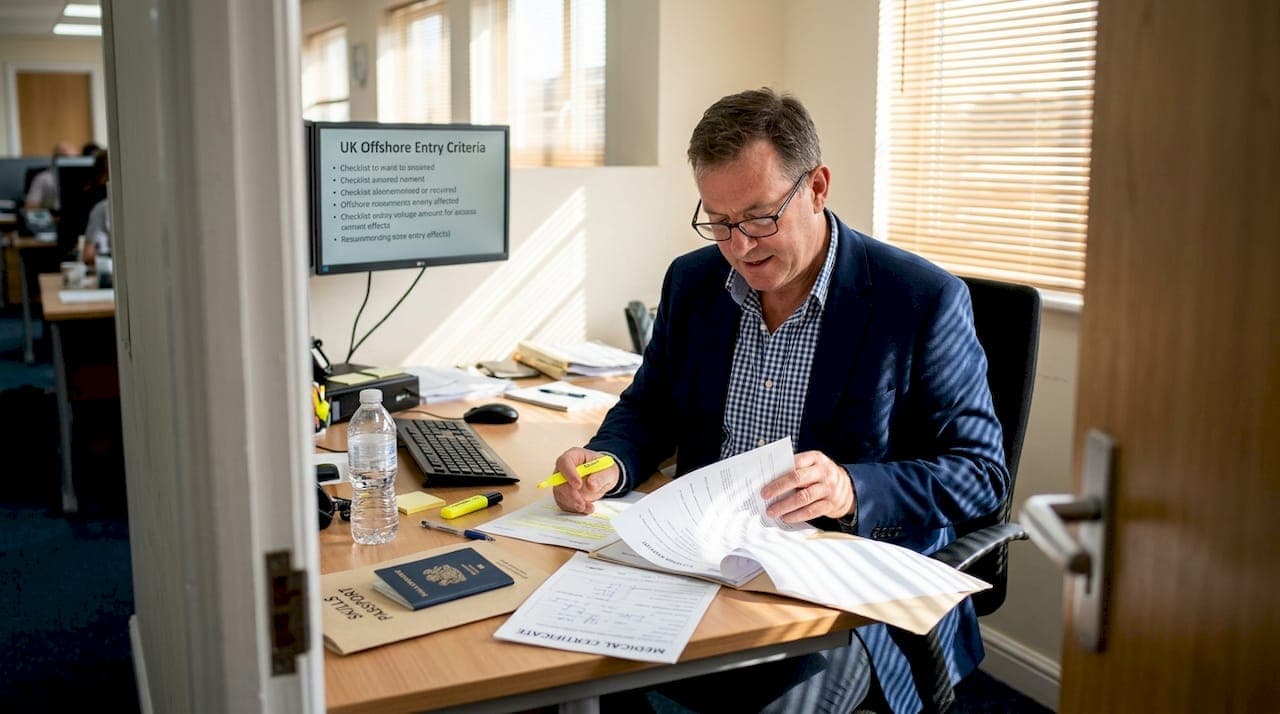 UK offshore entry-level checklist: what employers expect